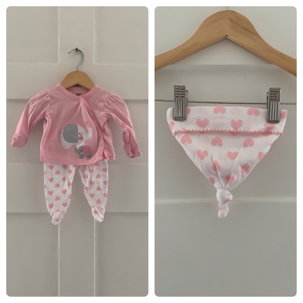 Pink Elephant Outfit with hat PM-B0004